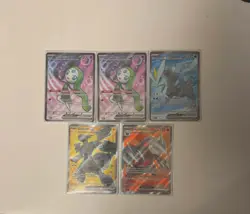 Pokemon 5 Card Full Art Ex Lot Black Bolt White Flare LOT. **PACK FRESH** - Image 1
