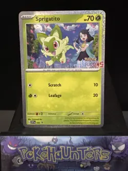 Pokemon Card Sprigatito SVP 191 Horizons Holo Promo Surging Sparks Near Mint - Image 1