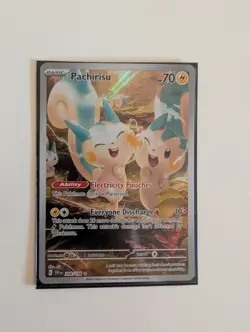 Pachirisu Illustration Rare 208/198 Scarlet & Violet Base Pokemon Card NM/M - Image 1