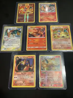 LOT OF RARE CHARIZARD CARDS - CRYSTAL GUARDIANS, BASE SET 2, EVOLUTIONS - Image 1