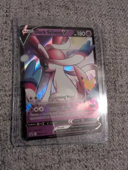 Pokemon Dark Sylveon v SWSH134 Black Star Promos Holo Card 2021 - Image 3