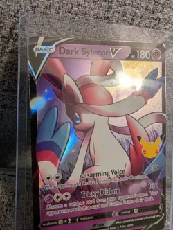 Pokemon Dark Sylveon v SWSH134 Black Star Promos Holo Card 2021 - Image 4