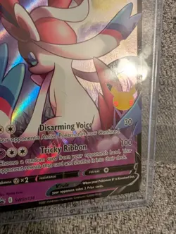 Pokemon Dark Sylveon v SWSH134 Black Star Promos Holo Card 2021 - Image 5
