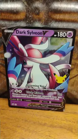 DARK SYLVEON V Black Star Promo POKEMON Full-Art Holo 2021 Trading Card SWSH134 - Image 1