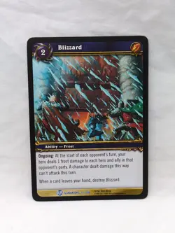 World Of Warcraft TCG Gladiators Blizzard Rare Card 33/208 - Image 1