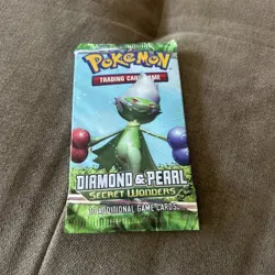 Pokemon Diamond & Pearl Secret Wonders" 10-Card Sealed Booster Pack (Roserade) - Image 1