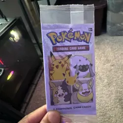 SEALED 25th Anniversary General Mills Pokemon Cereal 3 Card Packs Fun Pack - Image 1