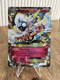M Mega Altaria EX 69/124 Fates Collide Ultra Rare Pokemon Card - Image 1
