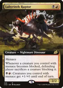 Labyrinth Raptor - Foil Extended Art IKO NM MTG - Image 1