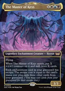 The Master of Keys - Foil Extended Art DSC NM MTG - Image 1