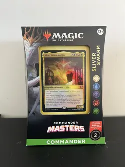 New and Sealed x 1 Commander Masters Commander Deck - Sliver Swarm MTG Preconstr - Image 1