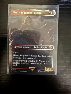 Merry, Esquire of Rohan (Borderless) R Universes Beyond: The Lord of the Rings: - Image 1