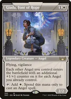 Giada, Font of Hope - Foil Showcase Streets of New Capenna NM MTG - Image 1