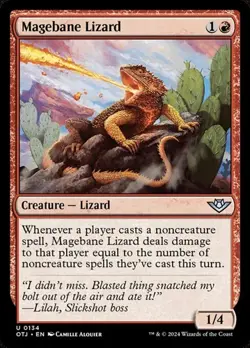 Magebane Lizard - Foil OTJ NM MTG - Image 1