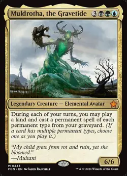 1x Muldrotha, the Gravetide - Foil NM Eng MTG - Foundations - Image 1
