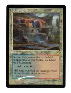 SULFUR FALLS Retro Frame Dominaria Remastered Magic Out-of-Pack Quality - Image 1