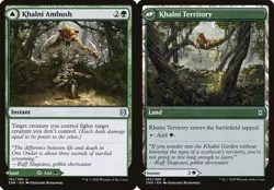 MTG Zendikar Rising U Khalni Ambush Khalni Territory #192 PLAYSET x4 4x - Image 1