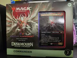 Magic: The Gathering Duskmourn ENDLESS PUNISHMENT Commander Deck Valgavoth NEW - Image 1