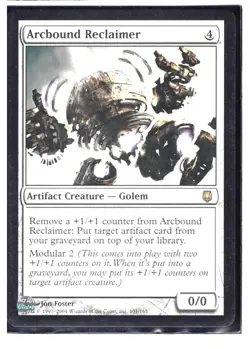 Magic: The Gathering MTG Arcbound Reclaimer - Golem - Darksteel - Near-Mint/NM!! - Image 1