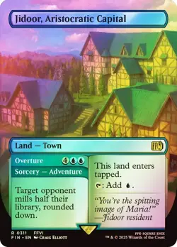 Jidoor, Aristocratic Capital Foil Borderless Final Fantasy MTG NM - Image 1