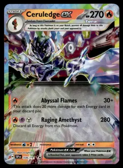2024 Scarlet & Violet Series - Surging Sparks Ceruledge ex Double Rare #36 - Image 1