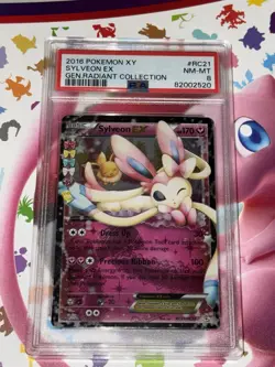 Pokemon Sylveon EX TCG RC21-32 Generations: Radiant Collection ENGLISH PSA 8 NM - Image 1