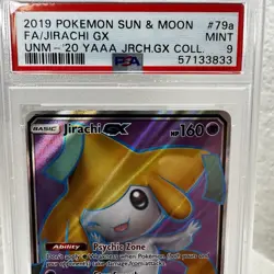 Pokemon 2019 S&M Unified Minds Collection Promo Full Art JIRACHI GX #79a - PSA 9 - Image 2