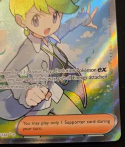 Wally's Compassion 176/132 Full Art Ultra Rare Mega Evolution Pokemon TCG - Image 5
