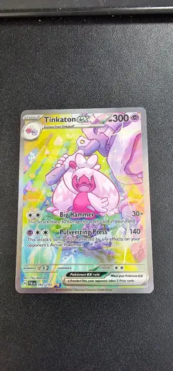 Pokemon Tinkaton ex 262/193 - SV02: Paldea Evolved Special Illustration Rare NM - Image 1