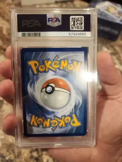 2019 Pokemon Unified Minds Mewtwo & Mew GX #242/236 PSA 9 - Rainbow Secret Rare - Image 2
