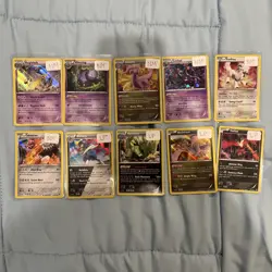 Pokemon TCG Mid Era XY Holo Rares Lot Of 10 Lightly Played - Near Mint Condition - Image 1