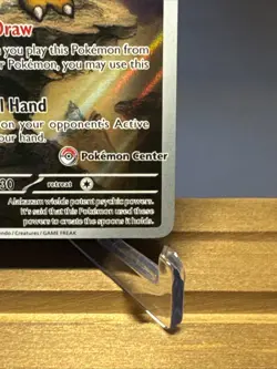 Stamped Alakazam MEP 009 Mega Evolutions Black Star Promo Pokemon Center - Image 4
