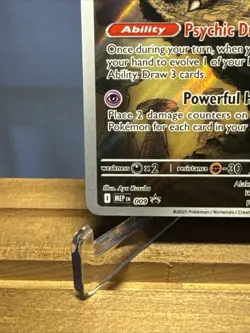 Stamped Alakazam MEP 009 Mega Evolutions Black Star Promo Pokemon Center - Image 5