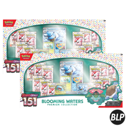 2 Pack | Pokemon TCG 151 Blooming Waters Premium Collection Factory Sealed - Image 1