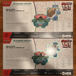 2 Pack | Pokemon TCG 151 Blooming Waters Premium Collection Factory Sealed - Image 3