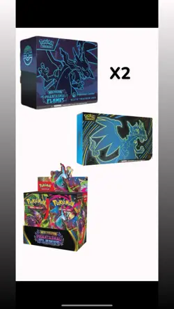 Pokemon Centre Phantasmal Flames - Booster Box, ETB X2, UPC Pre Sale - Image 1