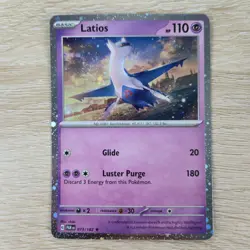 DOUBLE FULL WHOLE SWIRL 🌀 BLEED ERROR Latios 073/182 Promo Cosmos Holo Pokemon - Image 4