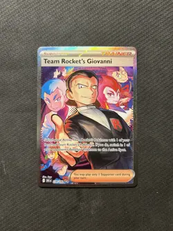 Pokemon TCG Team Rocket's Giovanni 238/182! NM/LP Condition! See Description! - Image 1