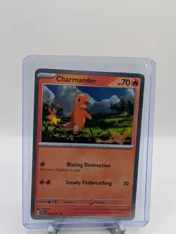 Pokemon TCG - Charmander - Paldean Fates 007/091 - Cosmos Holo - Image 1