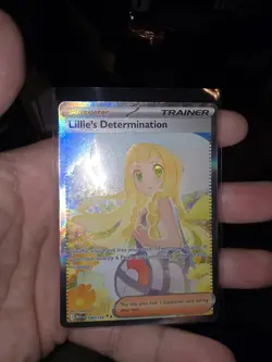 Lillie's Determination 184/132 SIR Mega Evolutions Pokemon NM - Image 1