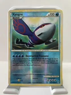 Kyogre Pokemon TCG Call of Legends 12/95 Reverse Holo LP - Image 1