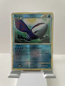 Kyogre Pokemon TCG Call of Legends 12/95 Reverse Holo LP - Image 3