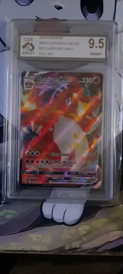 Pokemon 2020 Charizard VMAX Darkness Ablaze Full Art - 020/189 - CGA 9.5 - Image 5