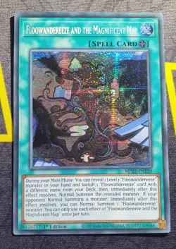 Floowandereeze and the Magnificent Map - MP22-EN220 - Secret Rare - 1st - YuGiOh - Image 1