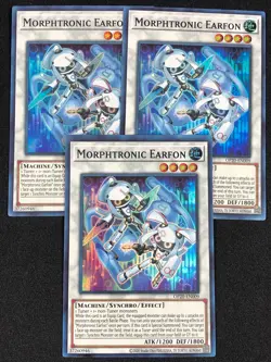 YUGIOH MORPHTRONIC EARFON OP20-EN009 SUPER X3 (NM) - Image 1