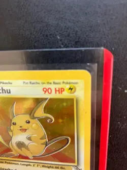Raichu Fossil Holo Rare 14/62 WOTC Vintage Pokemon Card NM 1999 - Image 4