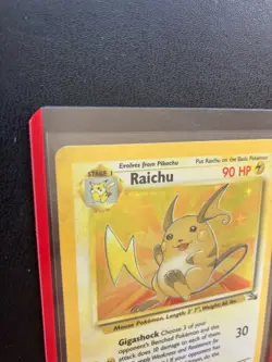 Raichu Fossil Holo Rare 14/62 WOTC Vintage Pokemon Card NM 1999 - Image 5