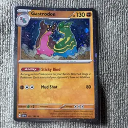 Gastrodon Sv08: Surging Sparks Cosmos Holo Checklane Blisters Promo Card 107/191 - Image 1