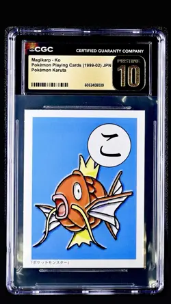 Pokemon Karuta 1999 Magikarp 1st Ed Neo Era Set CGC Pristine 10 POP 1 RARE CARD - Image 1