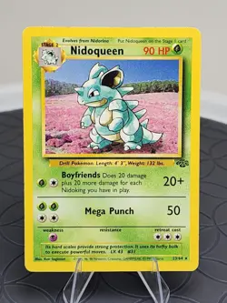 Nidoqueen Pokemon Card 23/64 Jungle Holo Rare Trading Card Game NEAR MINT - Image 1